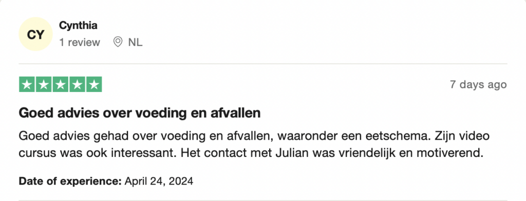 Klanten reviews
