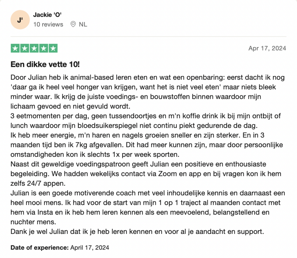 Klanten reviews